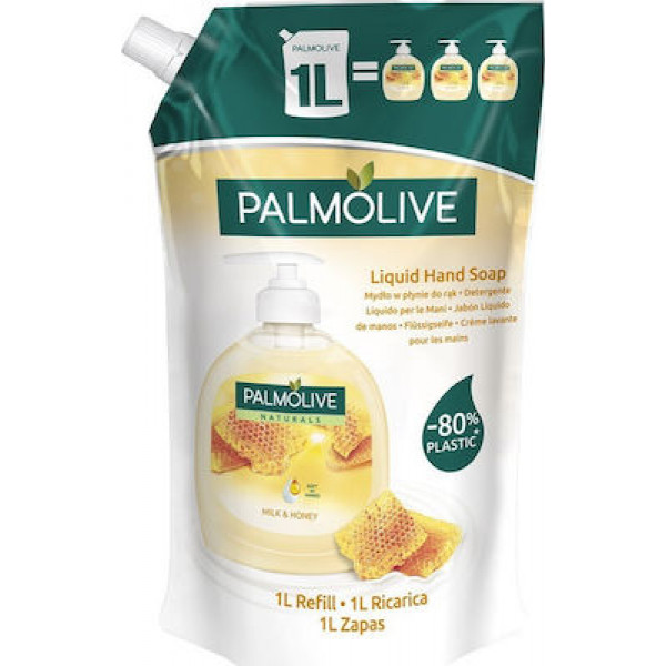 Κρεμοσάπουνο PALMOLIVE Ανταλλακτικό 1 lit - (LATTE-MIELE)