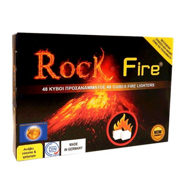 Κύβοι Προσανάμματος Rock Fire (48τεμ)