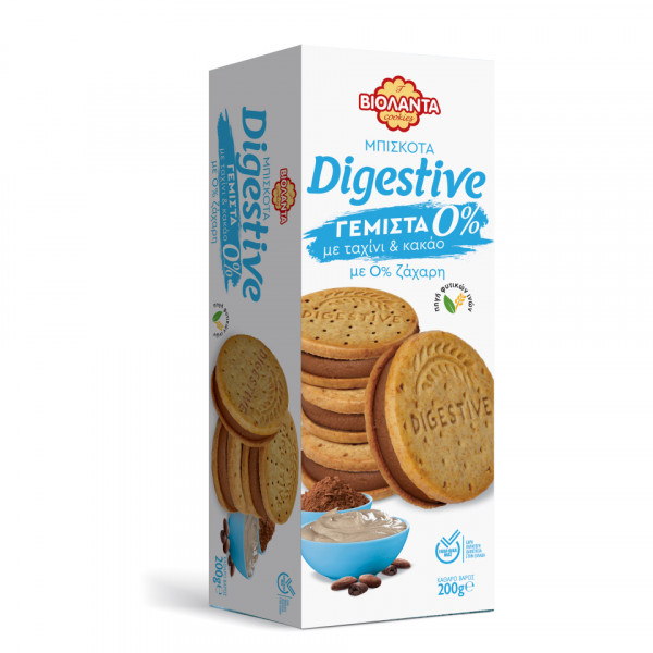 Μπισκότα Digestive με 0% Ζάχαρη Βιολάντα (220g)